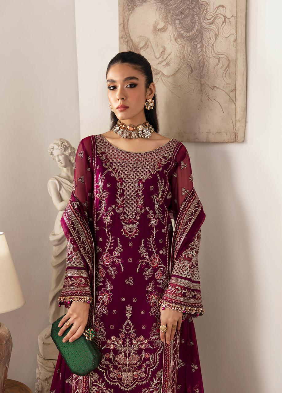 GULAAL SOFT CHIFFON EMBROIDERY COLLECTION UNSTITCHED 3 PIECE