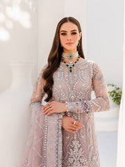 GULAL SOFT ORGANZA HEAVILY EMBROIDERY DRESS 3 PIECE UNSTITCHED