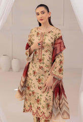 ASIFA NABEEL LAWN PRINTED EMBROIDERY DRESS 3 PIECE UNSTITCHED