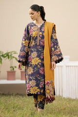 BAROOQUE EID COLLECTION LAWN PRINTED DRESS 3 PIECE UNSTITCHED