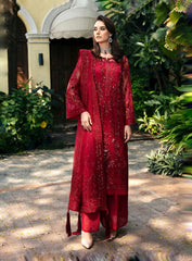 GULAAL SOFT CHIFFON EMBROIDERY COLLECTION UNSTITCHED 3 PIECE