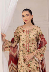 ASIFA NABEEL LAWN PRINTED EMBROIDERY DRESS 3 PIECE UNSTITCHED