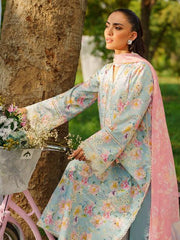 ASIFA NABEEL LAWN PRINTED EMBROIDERY DRESS 3 PIECE UNSTITCHED