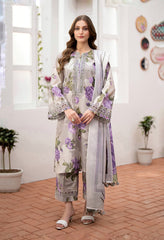 BAROOQUE EID COLLECTION LAWN PRINTED DRESS 3 PIECE UNSTITCHED