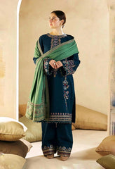 ZARA SHAHJAHAN DHANAK EMBROIDERY DRESS 3 PIECE