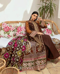 MARYUM HUSSAIN LAWN EMBROIDERY DRESS 3 PIECE UNSTITCHED