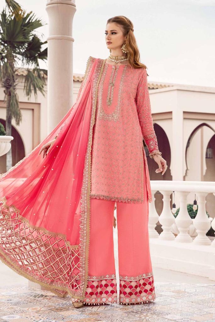 MARIA B EID COLLECTION LAWN EMBROIDERY DRESS 3 PIECE UNSTITCHED