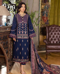 ASIM JOFA HEAVILY EMBROIDERY DHANAK DRESS 3 PIECE